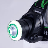 Luz Frontal "Barmasai" 10W XPE + 3W COB Aluminio/ABS