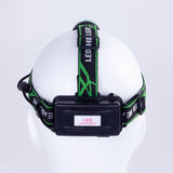 Luz Frontal "Barmasai" 10W XPE + 3W COB Aluminio/ABS