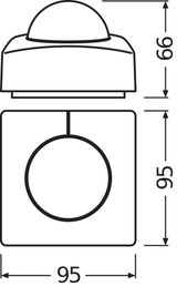 Tubo LED T8 Ledvance   1W  Sensor  180º IP54