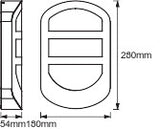 Luminaría LED Ledvance "Endura" Exterior   12W 650Lm 3000K 108º IP44