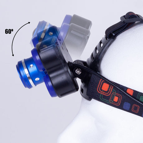 Luz Frontal "Bekele" 10W XPE + 4 x 3W COB Aluminio/ABS