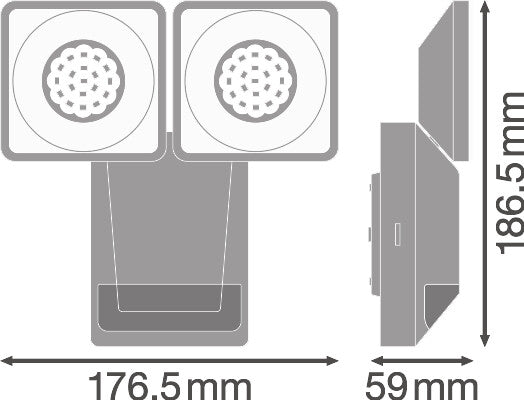 Luminaría LED Ledvance "Endura" Exterior Sensor   16W 1500Lm 4000K 50º IP55