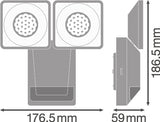 Luminaría LED Ledvance "Endura" Exterior Sensor   16W 1500Lm 4000K 50º IP55