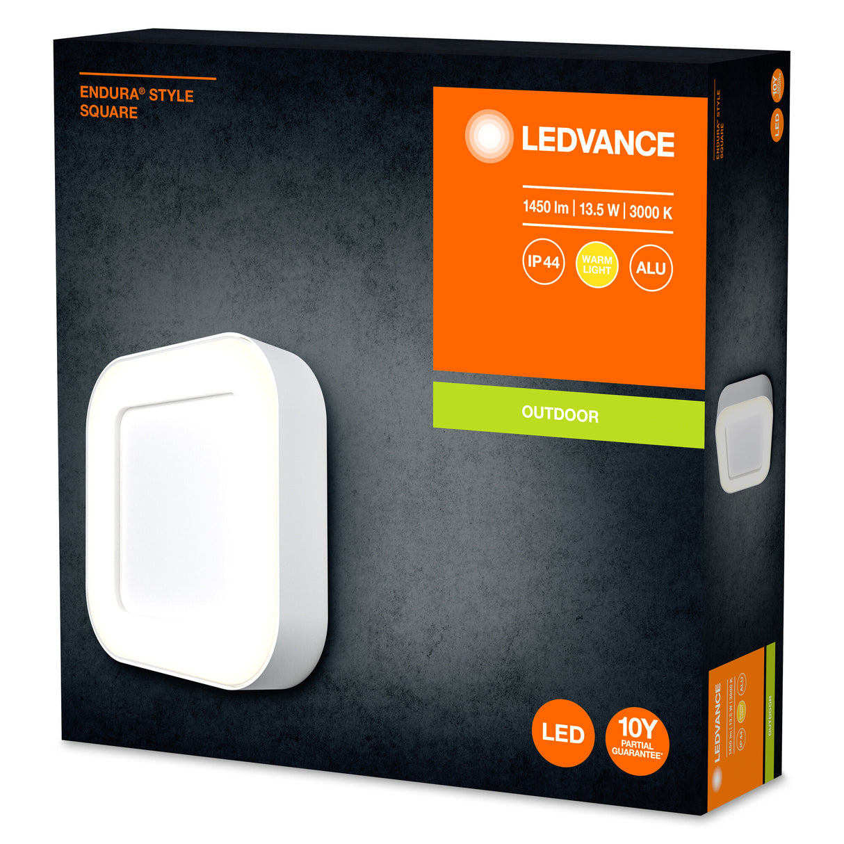 Luminaría LED Ledvance "Endura" Exterior Sensor   13,5W 600Lm 3000K 100º IP44