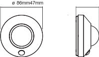 Luz de Noche LED LEDVANCE 1,7W 105Lm 4000K Sensor IP20 [LVI-4058075270886]