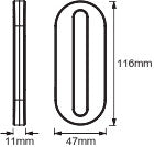 Luminaria Lineal LED Móvil LEDVANCE 0,5W 20Lm 4000K 105 ° Sensor IP20