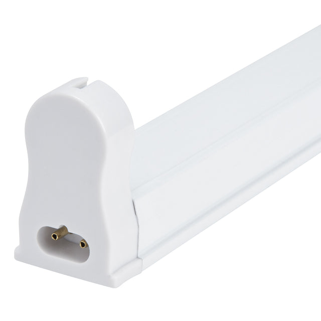 Regleta de Aluminio ECO para un Tubo de LEDs T8 600mm Conexión Un Extremo