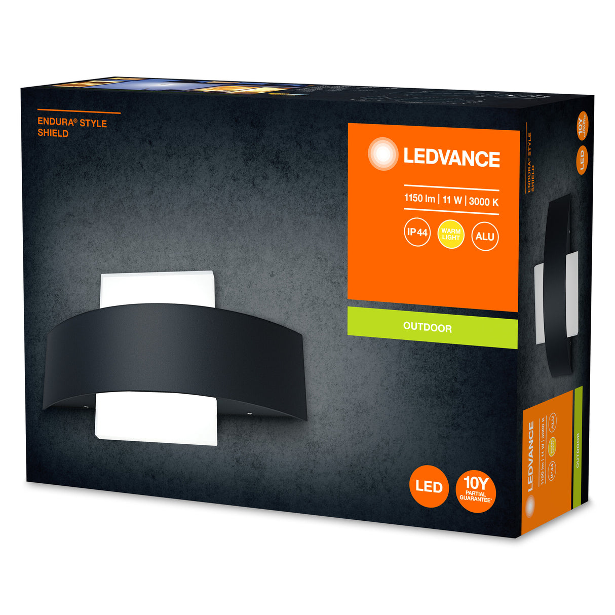 Luminaría LED Ledvance "Endura" Exterior Sensor   10,5W 410Lm 3000K  IP44