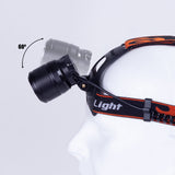 Luz Frontal "Aouita" 3W XPE Blanco/Azul Aluminio/ABS
