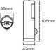Luz de Noche LED LEDVANCE 0,35W 10Lm 4000K Sensor IP54 [LVI-4058075260719]