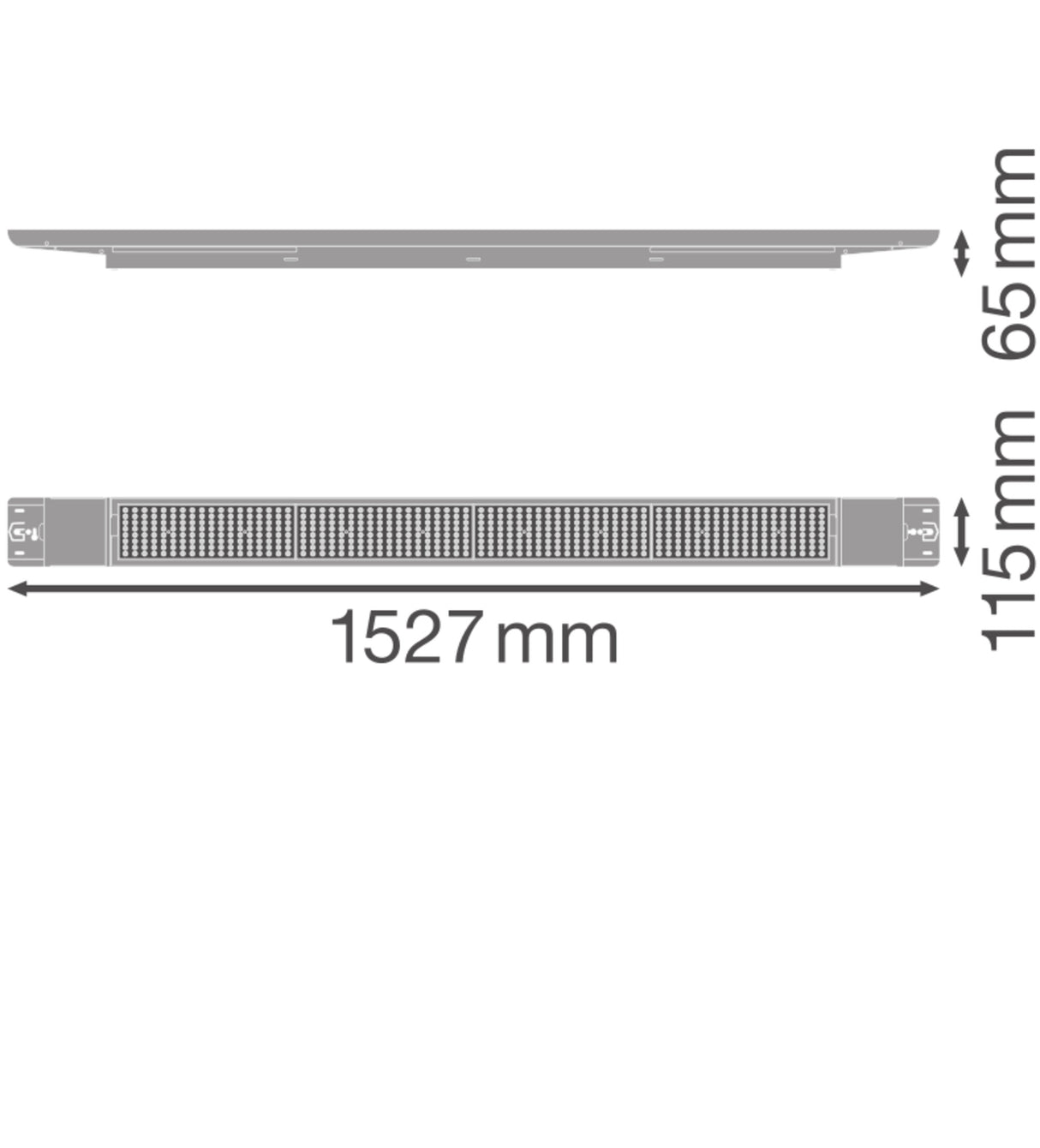 Luminaria LED Ledvance "Low Bay Flex"   105W 16800Lm 4000K 120º IP23 Regulable DALI