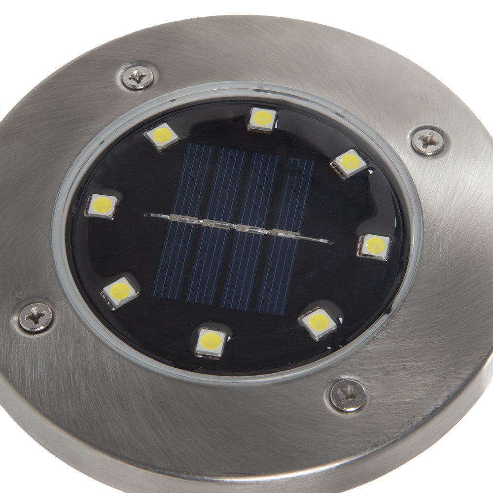 Luz Jardín LED Solar IP65 8x2835SMD Sensor Luz