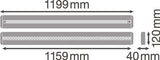 Luminaria LED Lineal Ledvance "Indiviled"   42W 5050Lm 4000K 70º IP20 Regulable