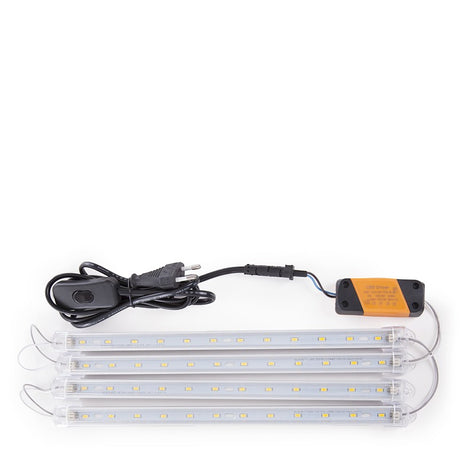 Juego de 4 Barras de LEDs 300mm para Armarios con Transformador