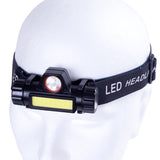 Luz Frontal "Kiprotich" 3W XPE + 3W COB Aluminio/ABS