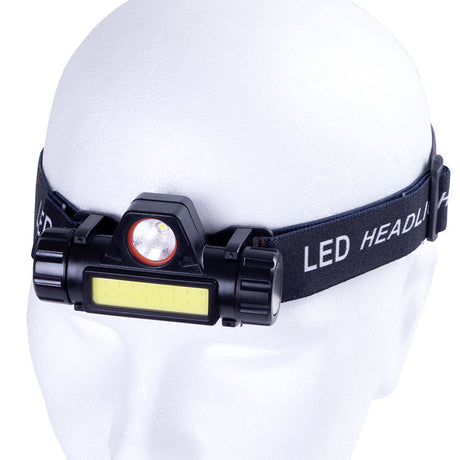Luz Frontal "Kiprotich" 3W XPE + 3W COB Aluminio/ABS