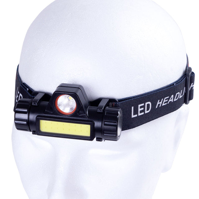 Luz Frontal "Kiprotich" 3W XPE + 3W COB Aluminio/ABS