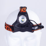Luz Frontal "Aouita" 3W XPE Blanco/Azul Aluminio/ABS