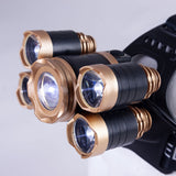 Luz Frontal "Wanjiru" 10W XPE + 4 x COB 3W  Aluminio/ABS