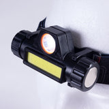 Luz Frontal "Kiprotich" 3W XPE + 3W COB Aluminio/ABS