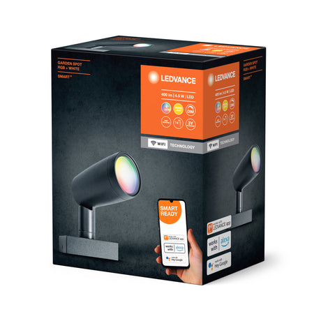 Luz de Jardín LED  Ledvance "Smart"   5W 240Lm 3000K 76º IP65 Regulable