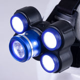 Luz Frontal "Bekele" 10W XPE + 4 x 3W COB Aluminio/ABS