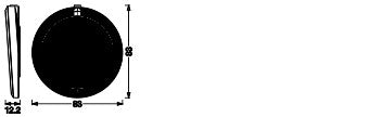Luminaria de Armario LED Ledvance "Smart"   6,5W 210Lm 3000…6500K 110º IP20 Regulable